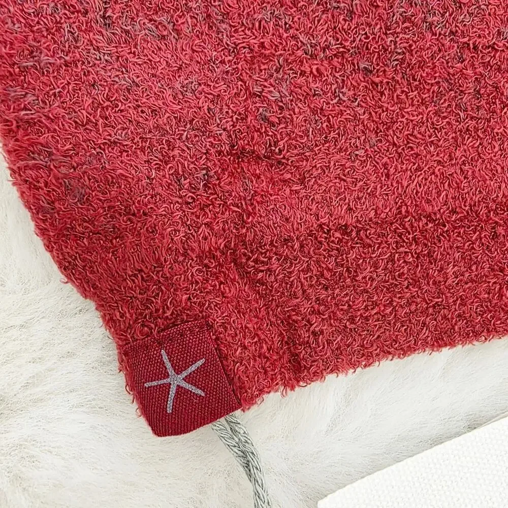 Barefoot Dreams CozyChic Lite Confetti Beanie Crimson Red Rosewood NWT OS